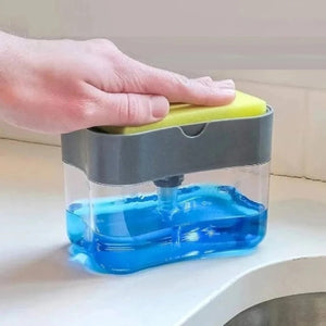 Kitchen Companion | Automatic Soap Dispenser with Sponge Holder