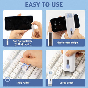 7 In 1 Cleaner Kit | Easy To Use - Clean Keyboard - Airpods - Earbud Cases
