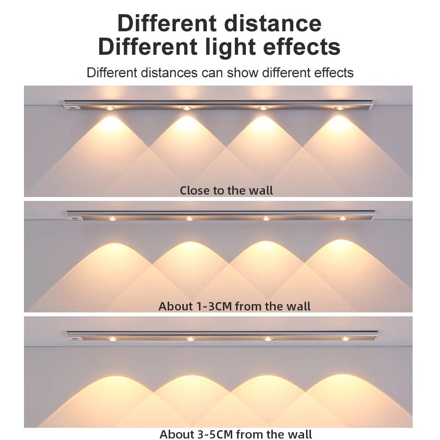 Sleek LED Motion Sensor Cabinet Light – Illuminate Your Space Effortlessly