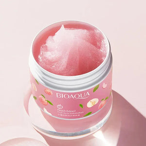 BIOAQUA Honey Peach Exfoliating Cream: Luxurious Facial, Body Scrub for Moisturizing and Nourishing Your Skin